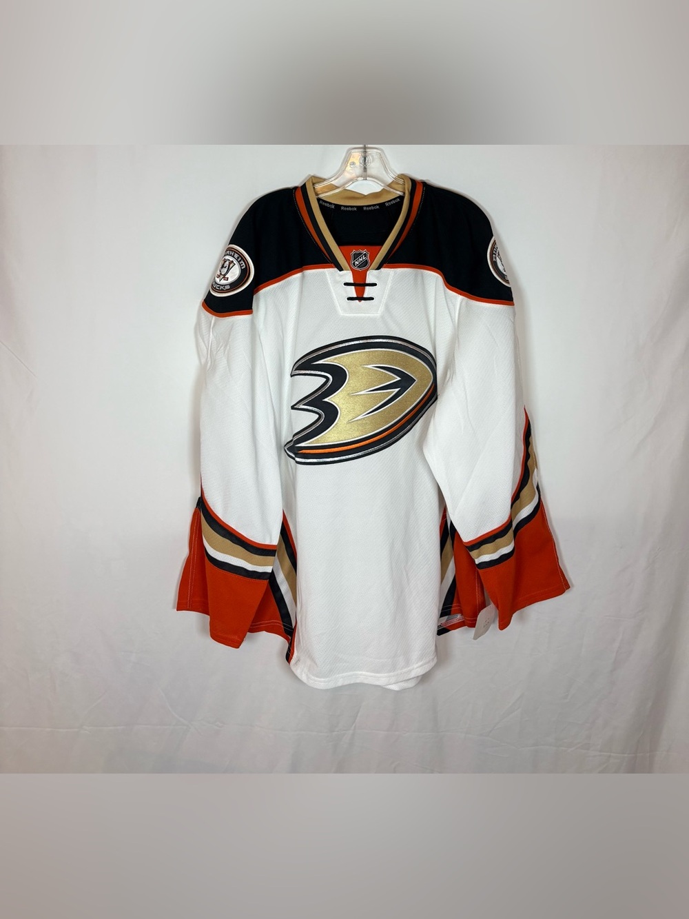 Reebok MiC Anaheim Ducks Away Team Issued Hockey Jersey 56
